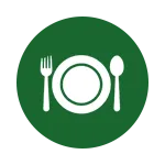 Meal service icon for Wilpattu safari accommodation and dining experiences